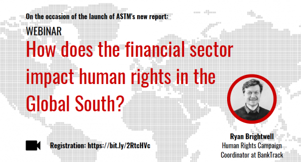 Impact of the financial sector on human rights: a webinar by Action Solidarité Tiers Monde