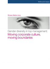 Gender Diversity in top management : moving corporate culture, moving boundaries