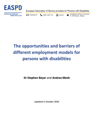 European Association of Service providers for Persons with Disabilities